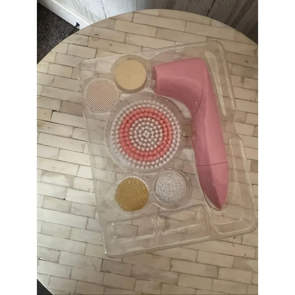 Spa Sonic Pro Face & Body Cleansing Brush | 2-Speed Waterproof Exfoliating Syste